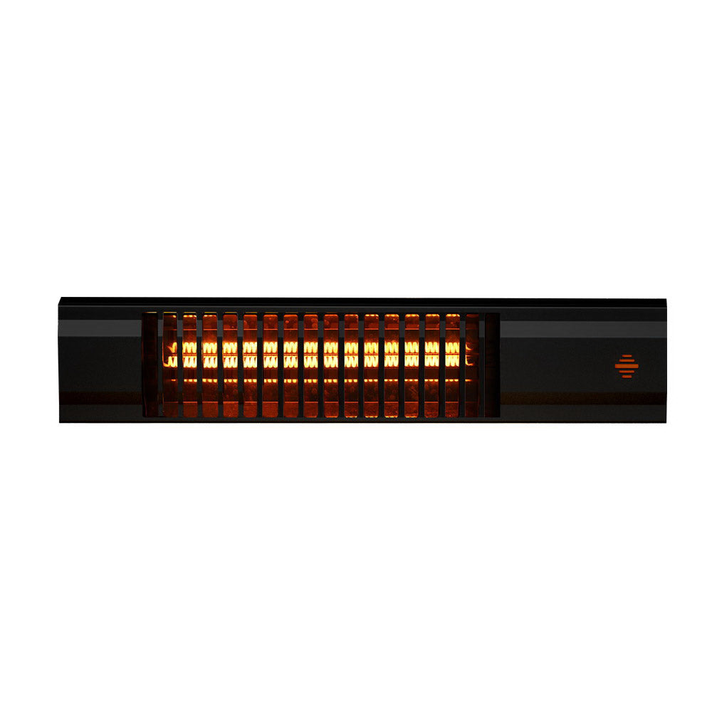Devanti 2000W Electric Strip Heater - Fast Heating Radiant Space Heater for Home, Office & Garage - Energy Efficient Portable Heater with Adjustable Thermostat - Perfect for Winter, Workshops & Cold Rooms
