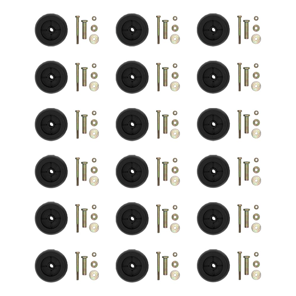 Exmark 18-Piece Deck Wheel Kit - Replacement for Models 103-3168 & 103-4051 | Fits Exmark Mowers | Durable Lawn Mower Parts for Smooth Operation