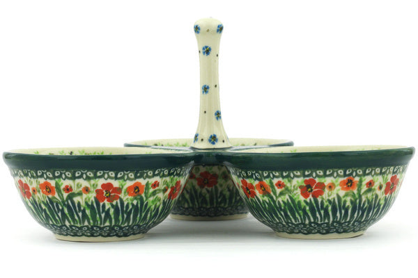 10-Piece Red Garden Condiment Dishes Set - Perfect for Serving Sauces, Dips, and Spices at Parties, BBQs, and Family Dinners