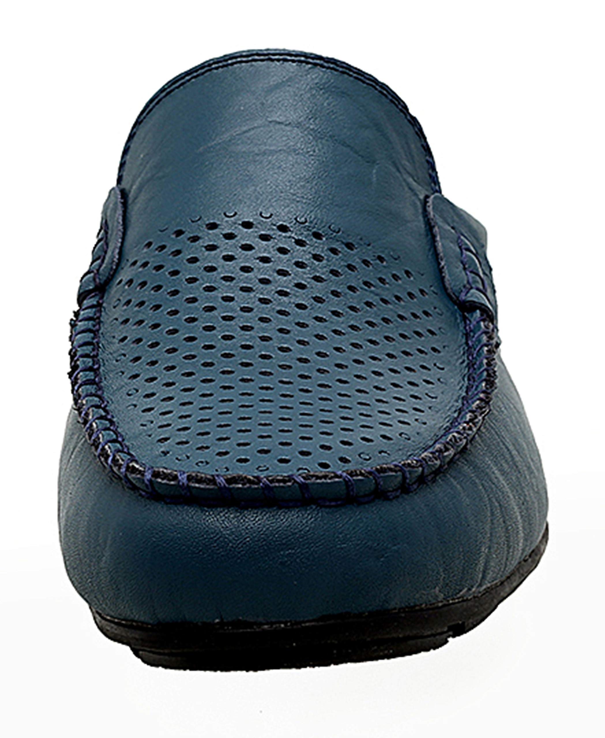 Go Tour Men's Mules Clog Slippers - Breathable Leather Slip-On Loafers for Casual Wear | Perfect for Home, Office & Outdoor Comfort