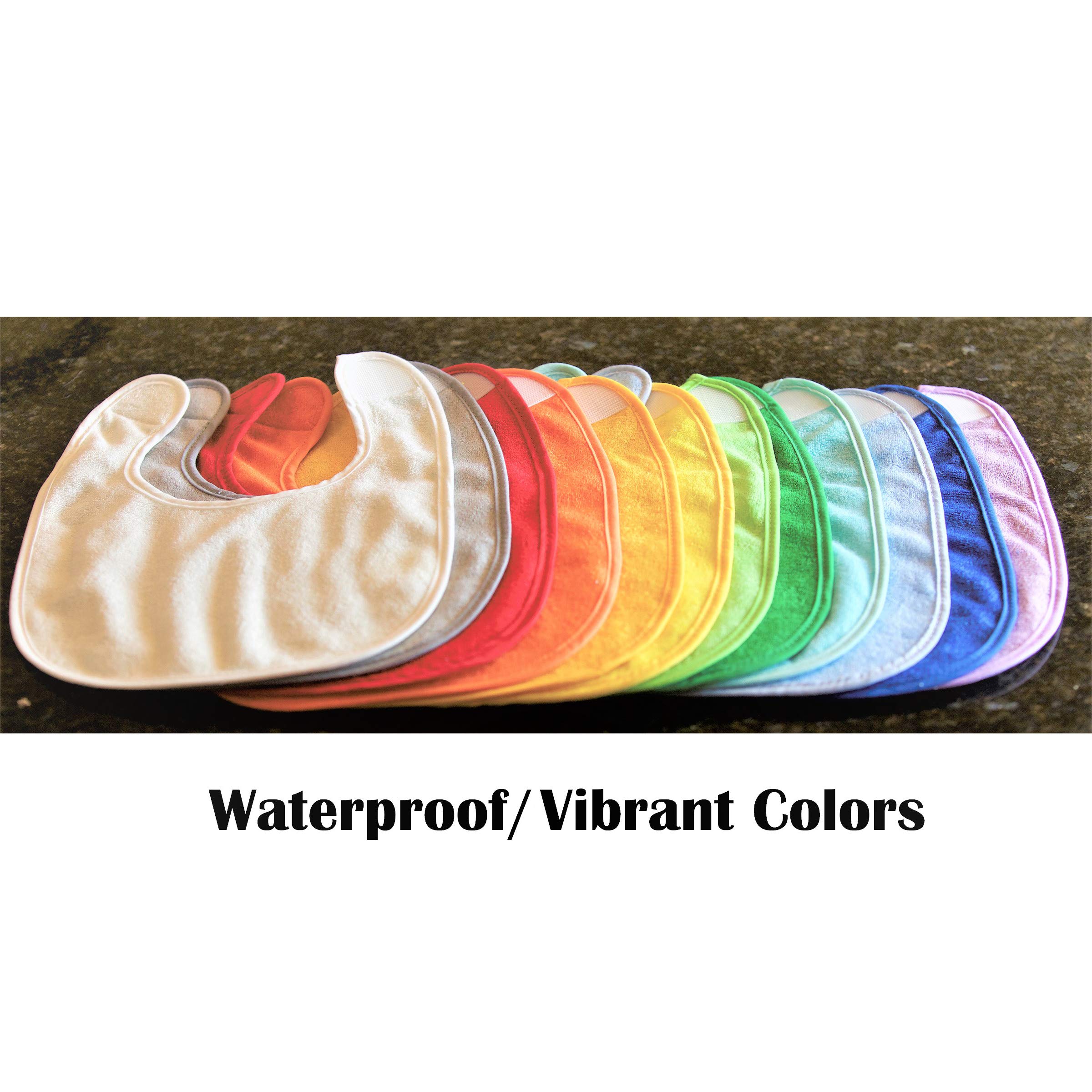**Youngever 12 Pack Baby Bibs – Soft, Waterproof & Stay-Dry Terry Cloth Drool Bibs for Infants 3-12 Months – Perfect for Feeding, Teething & Messy Play**