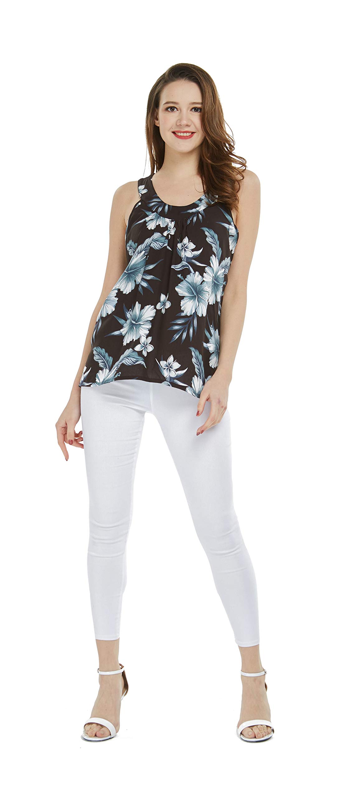 Hawaiian Luau Matching Outfits for Family - Men, Women, Boys & Girls Midnight Bloom Floral Print - Perfect for Beach Vacations, Summer Parties & Tropical Themed Events