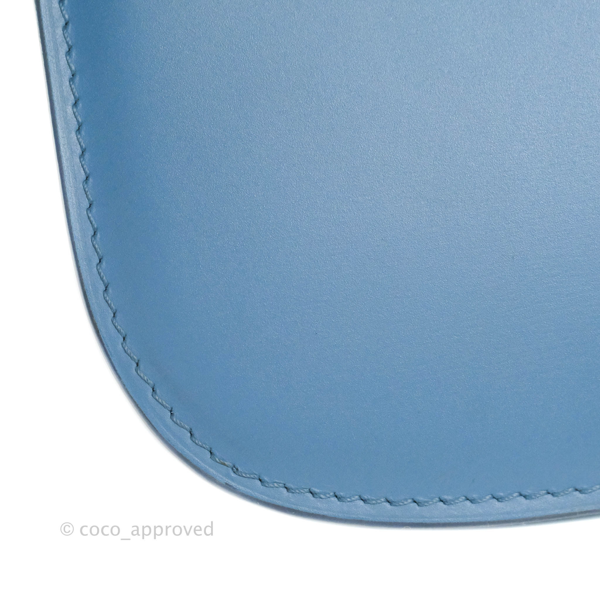 Celine Medium Classic Box Bag in Blue Calfskin with Silver Hardware - Luxury Crossbody Purse for Women, Perfect for Work, Date Night & Special Occasions