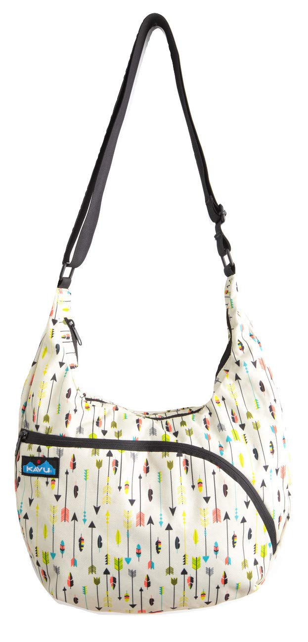 KAVU Singapore Satchel Crossbody Bag for Women & Men - Lightweight Durable Arrow Dynamic Design - Perfect for Travel, Hiking & Everyday Use