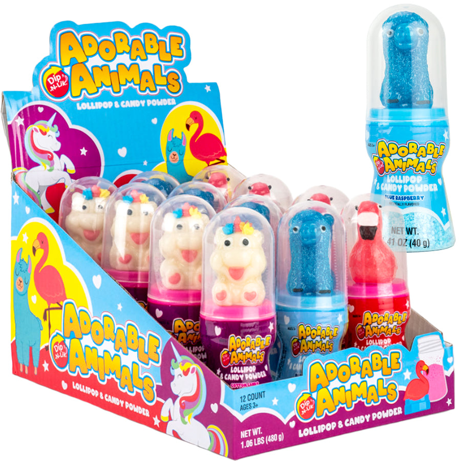 Adorable Animal Dip N Lik® Display - Fun and Interactive Pet Toy for Dogs & Cats - Perfect for Training, Playtime, and Bonding with Your Furry Friends