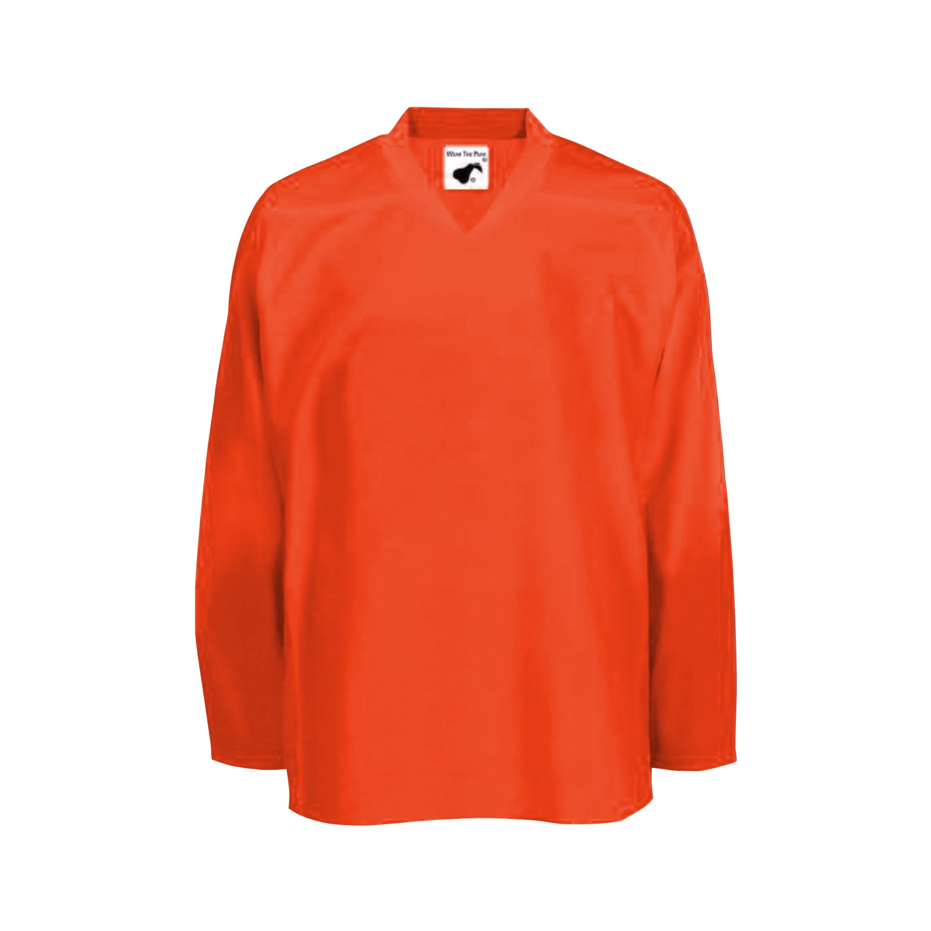 Pearsox Air Mesh Hockey Jersey - Breathable & Lightweight Performance Jersey for Men & Women - Perfect for Ice Hockey, Street Hockey & Sports Fans - Orange