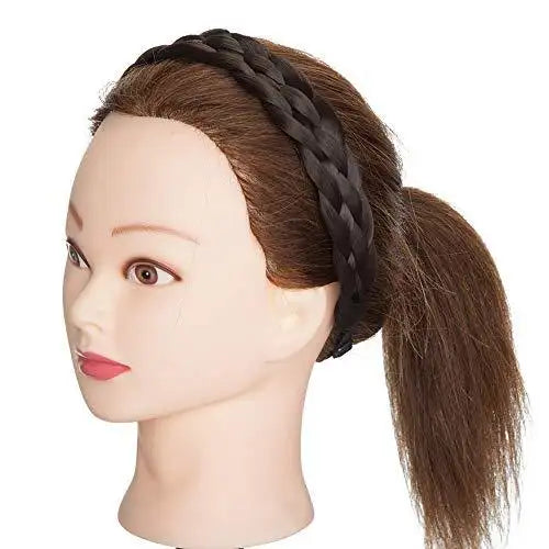Elastic Stretch Plaited Braid Hairpiece - Natural Looking Hair Extension for Women - Perfect for Cosplay, Weddings & Daily Styling