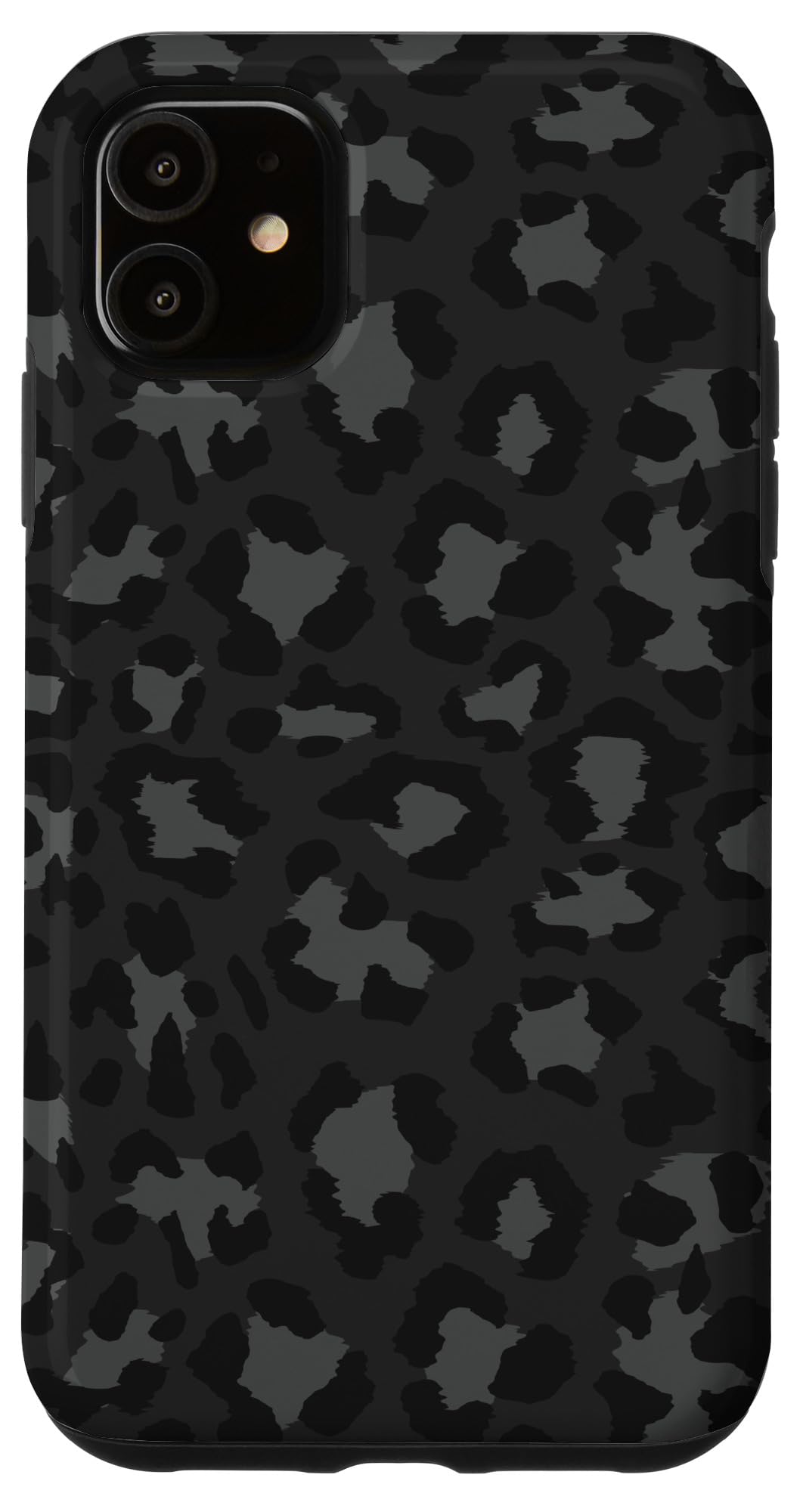 Premium iPhone 11 Case - Black Leopard Print Protective Phone Cover for Women | Slim Fit, Shockproof & Scratch Resistant | Perfect for Everyday Use, Travel & Fashion Accessory