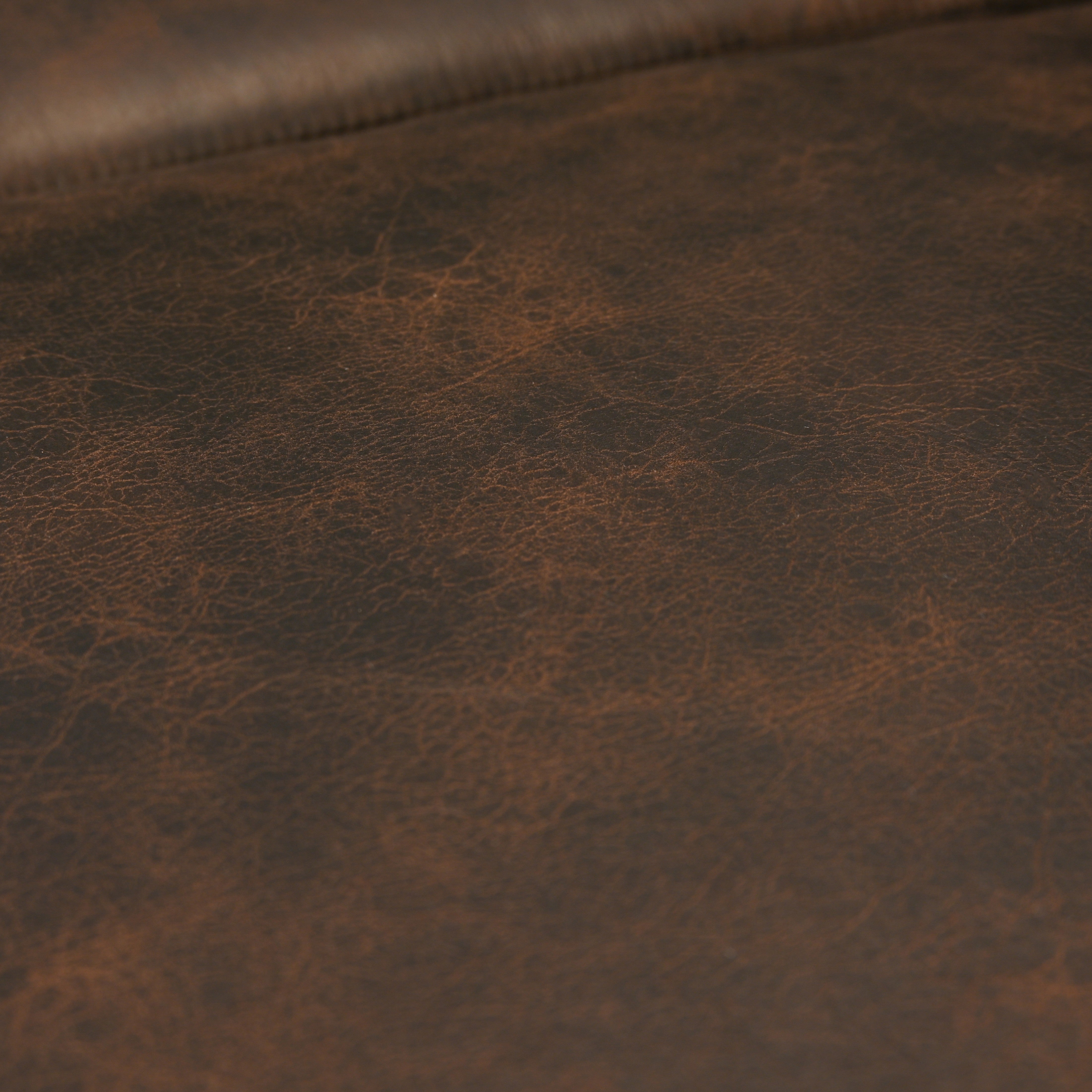 Horton Faux Leather Chesterfield Loveseat Sofa - Brown - Classic Tufted Small Couch for Living Room, Office & Lounge Areas
