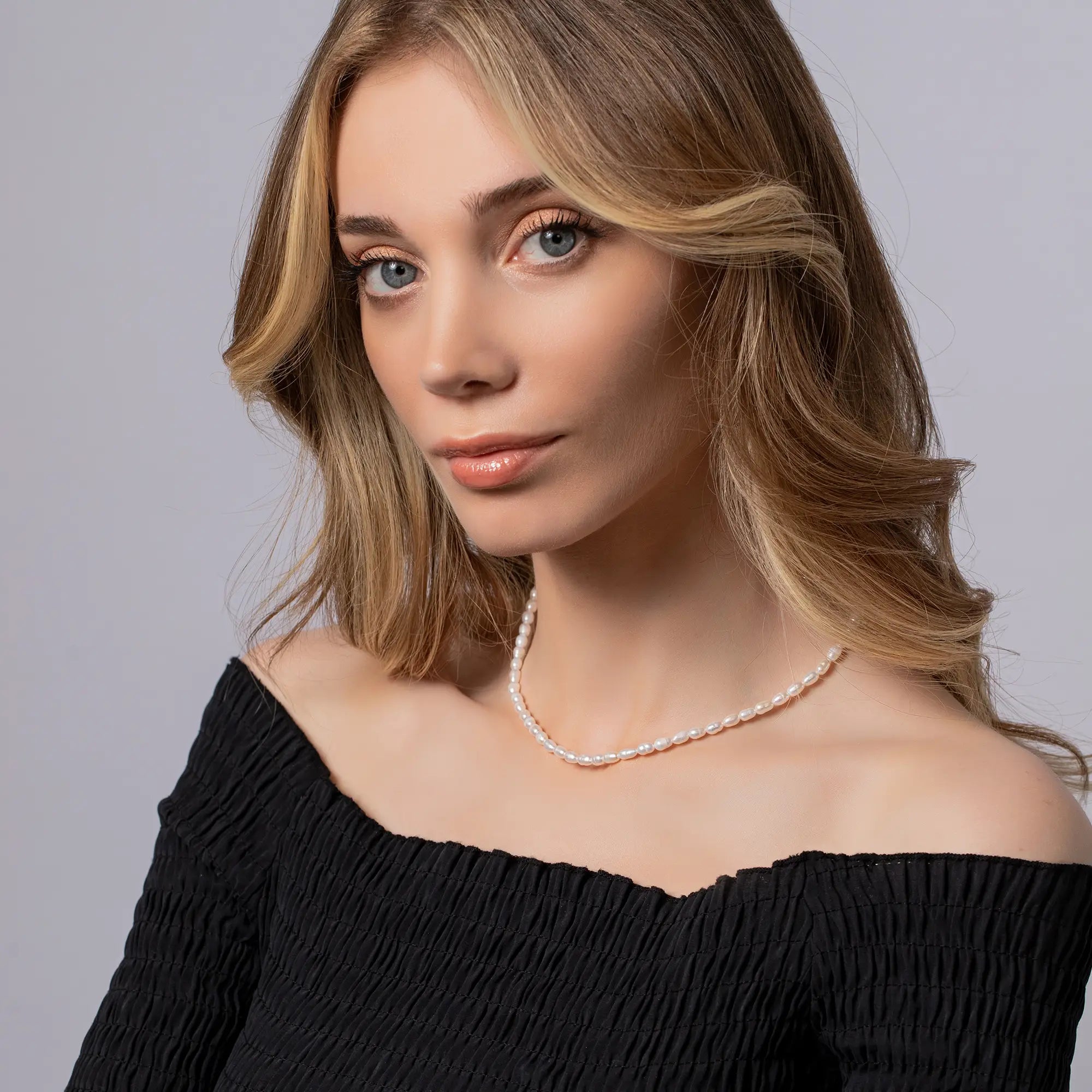 Elegant Diana Pearl Necklace for Women - 18K Gold Plated Freshwater Pearl Pendant Jewelry - Perfect for Weddings, Anniversaries & Special Occasions
