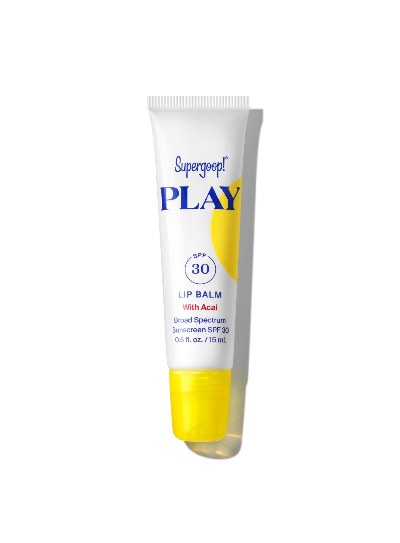 Supergoop! Play SPF 30 Lip Balm Sunscreen - 0.5 Fl Oz - Moisturizing & UV Protection for Outdoor Activities, Beach, Hiking & Daily Use