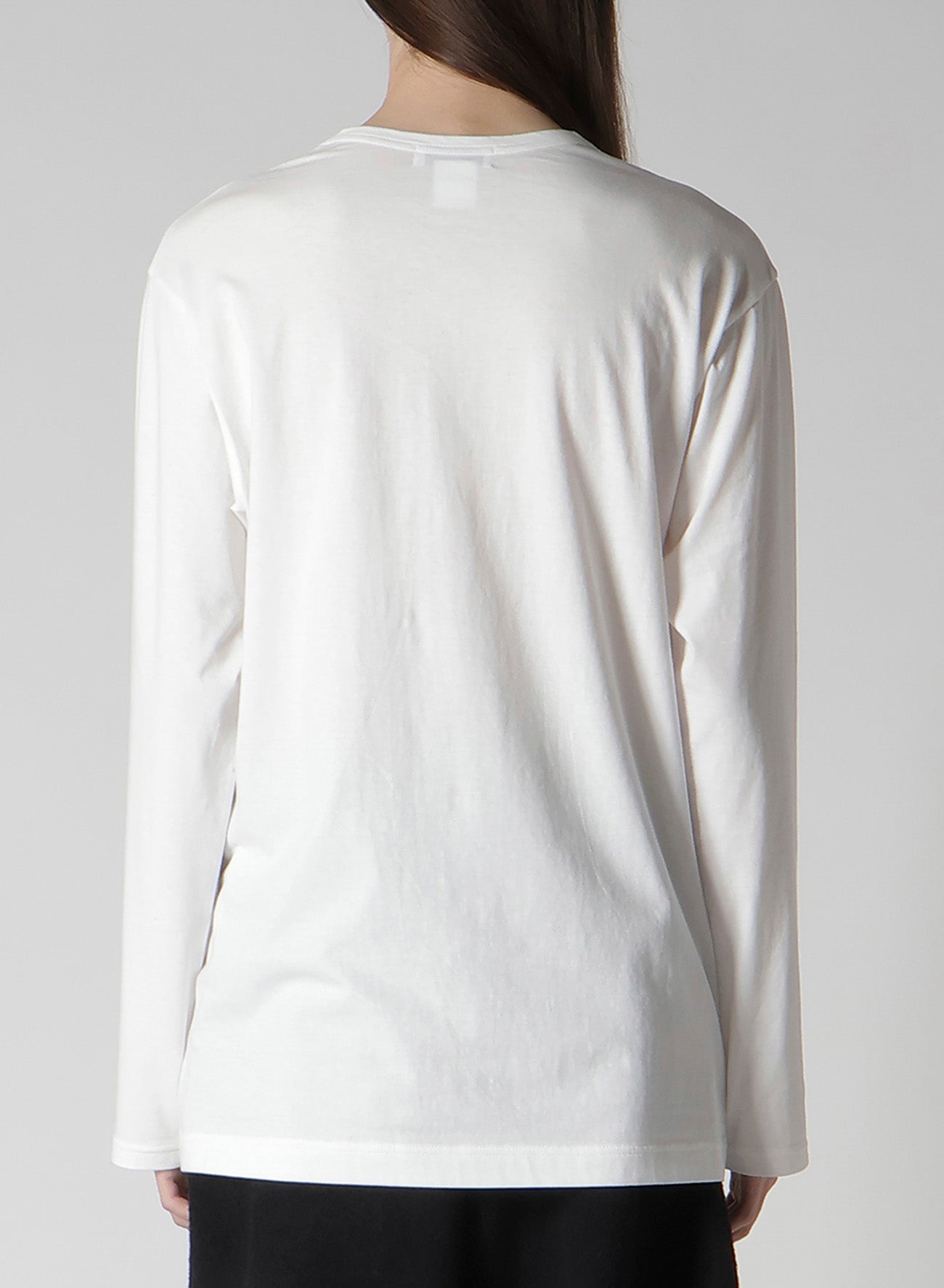 Soft Cotton Single Jersey Round Neck Long Sleeve T-Shirt - Comfortable & Breathable for Everyday Wear, Casual Outfits, and Layering