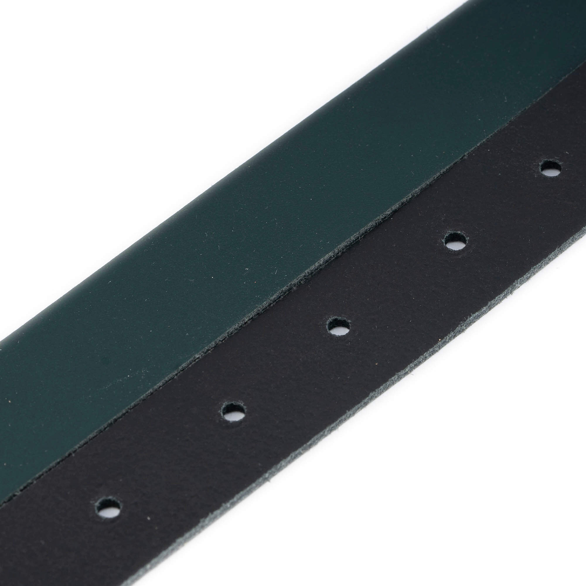 2.5 cm Forest Green Leather Belt Strap Replacement for Dunhill Buckles - Premium Genuine Leather Belt for Men, Formal & Casual Wear