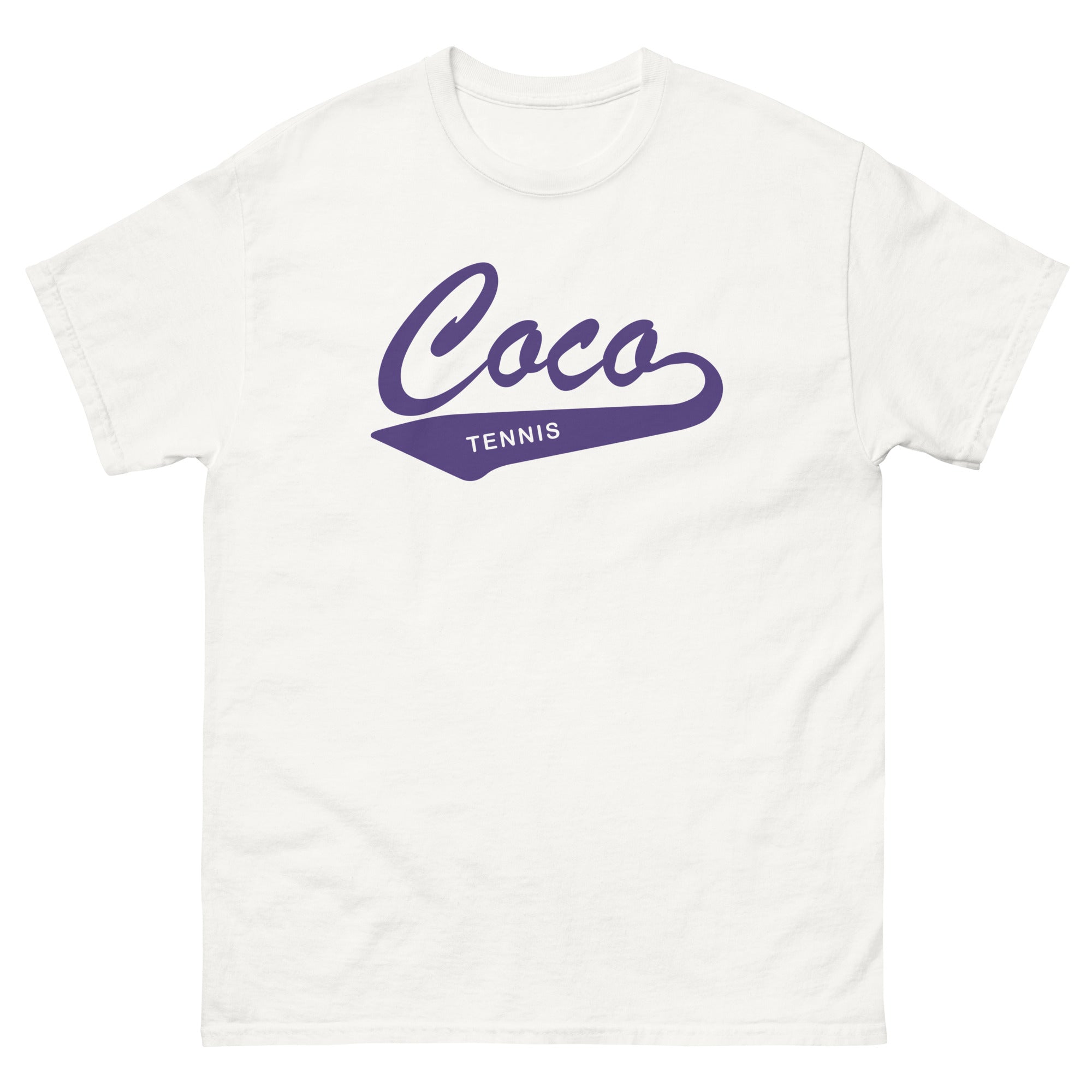 COCO Tennis Unisex Classic T-Shirt - Comfortable Cotton Tee for Men & Women - Perfect for Casual Wear, Sports & Outdoor Activities