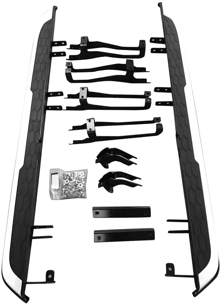 2017-2022 Honda CRV CR-V Side Step Running Boards - OE Style Silver Aluminum Side Steps for Enhanced Style & Easy Access - Perfect for Off-Roading & Family Use