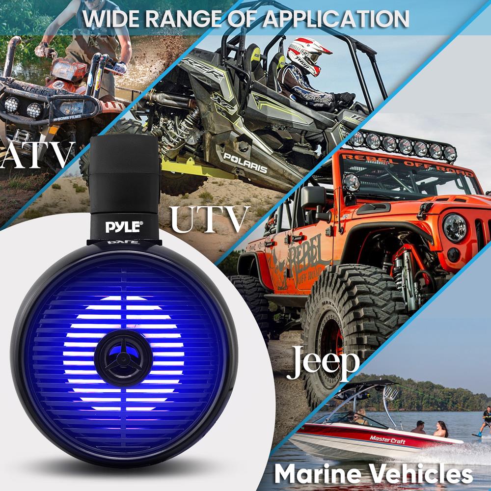 Premium Marine Wakeboard Speaker System - Waterproof Bluetooth Boating Speakers for Wakeboarding, Jet Ski & Boat Parties - Perfect for Outdoor Water Sports & Beach Adventures