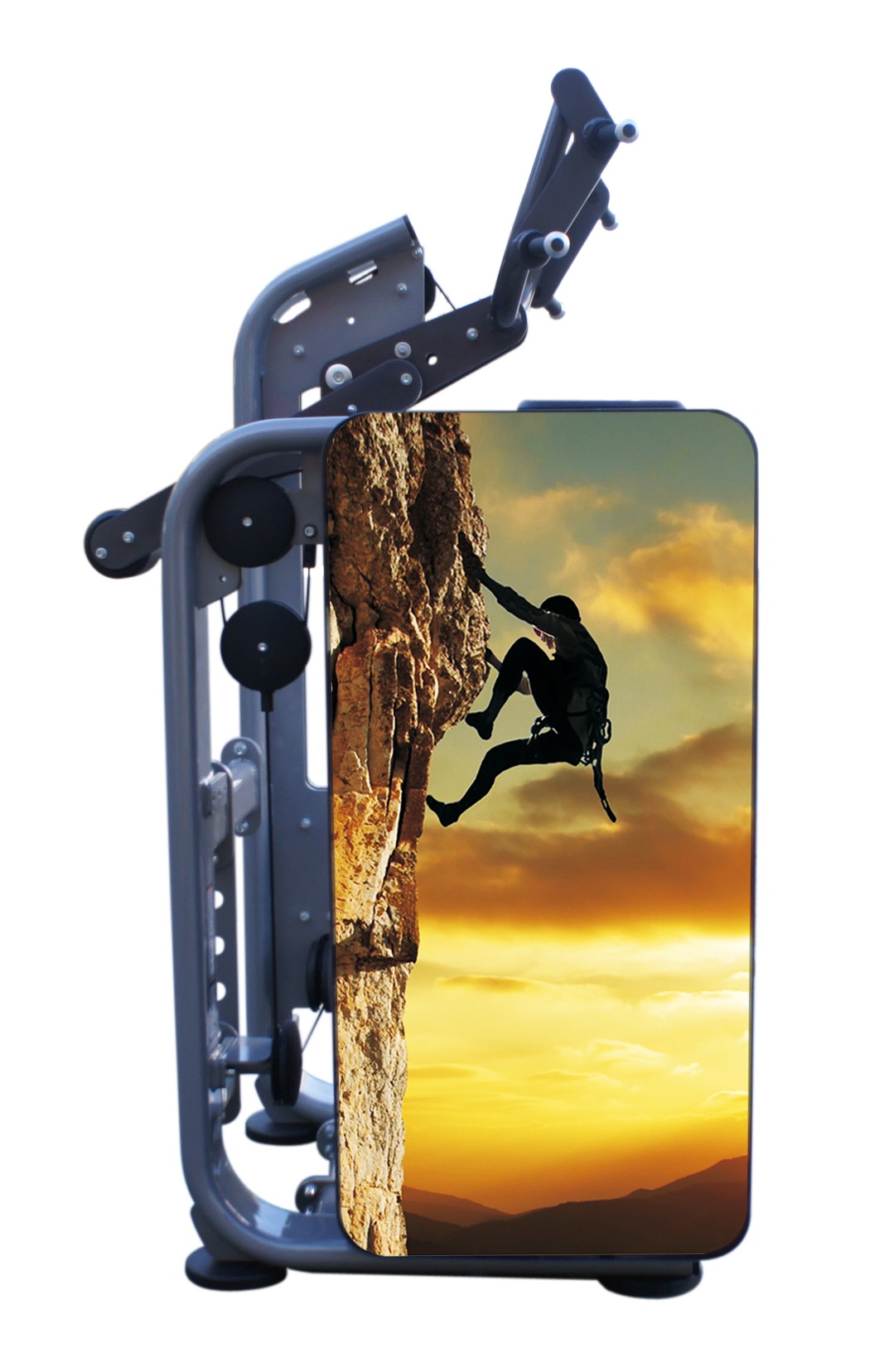 Synergy SA-1 LM Alpha Pin Loaded Lat Pulldown Machine - Premium Home & Commercial Gym Equipment for Back Workouts & Strength Training