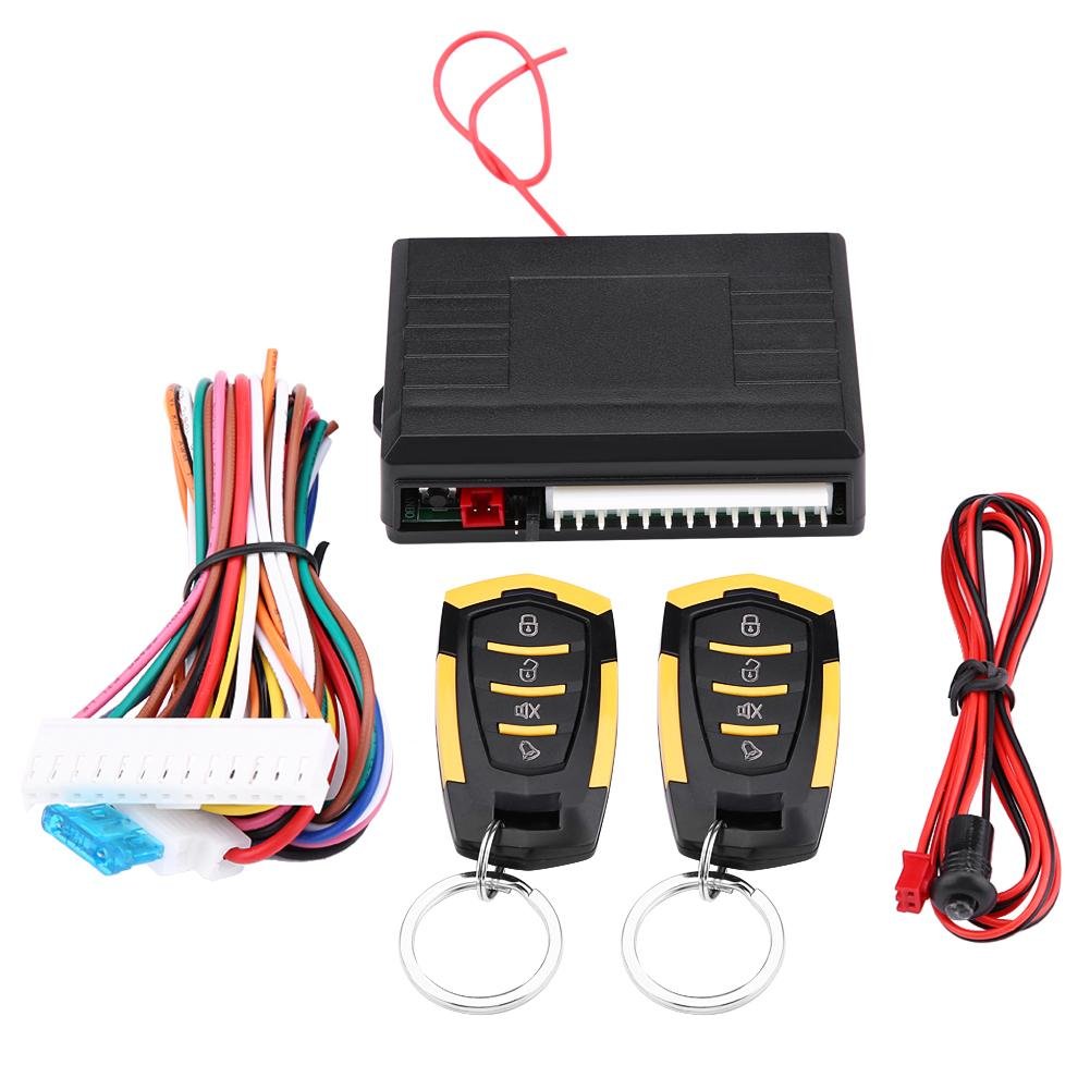 Universal Keyless Entry System for Cars - Remote Control Central Locking Kit with Trunk Release | Easy Installation & Enhanced Security for Sedans, SUVs, and Trucks