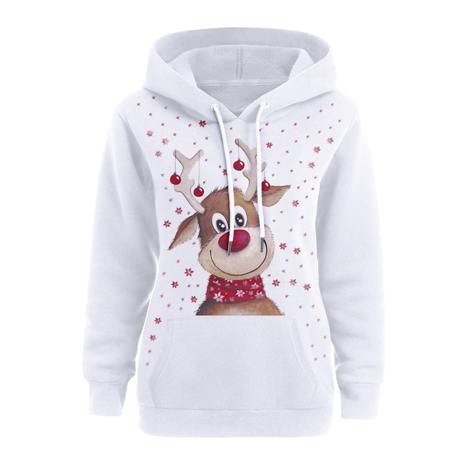 Women's Fashion Graphic Print Hooded Sweatshirt - Long Sleeve Pullover Hoodie with O-Neck Design for Warmth | Casual Wear, Street Style & Winter Outfits