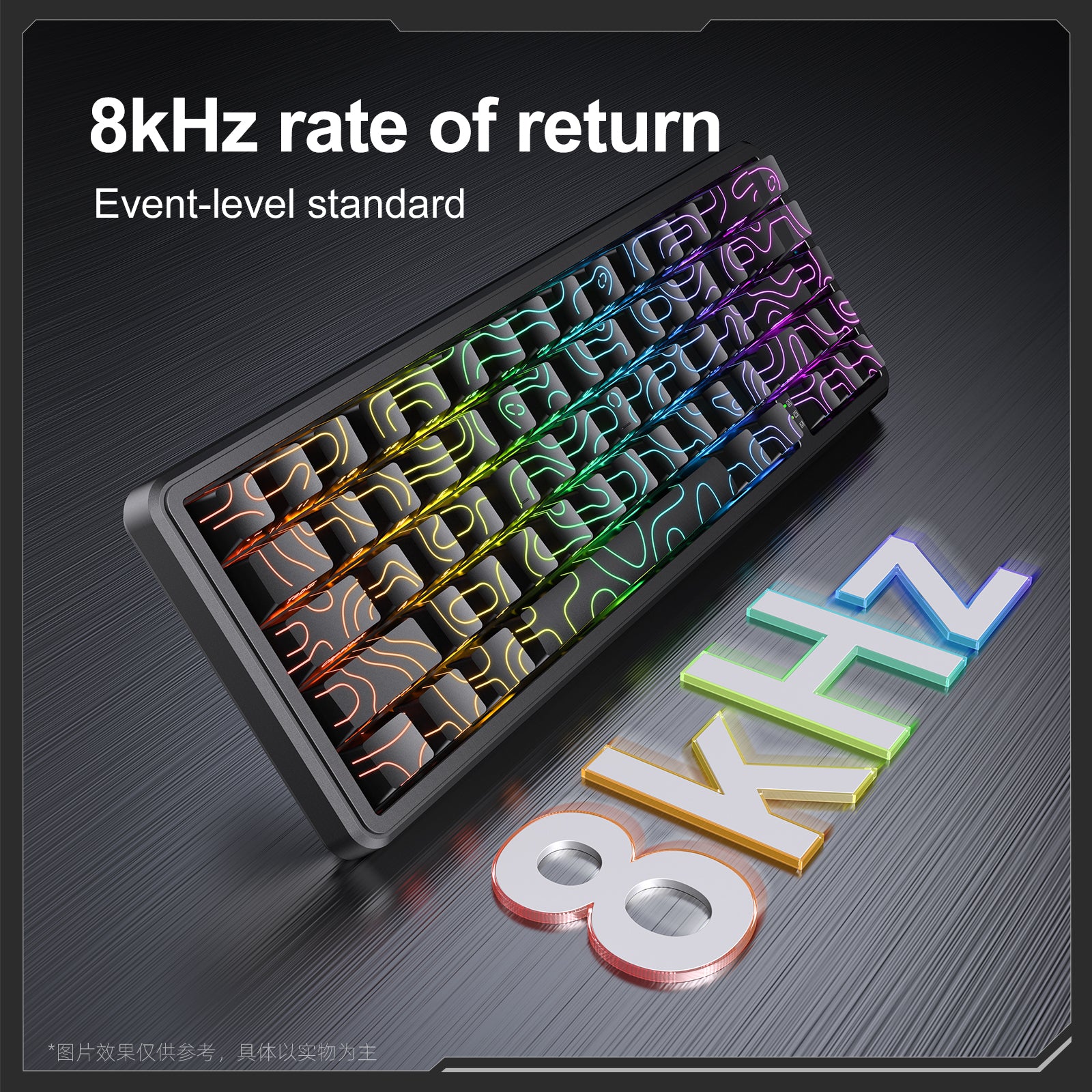 ONIKUMA G67 60% Rapid Trigger Hall Effect Gaming Keyboard - Wired RGB Custom Mechanical Keyboard with Magnetic Switches for FPS, MOBA & Esports Gaming