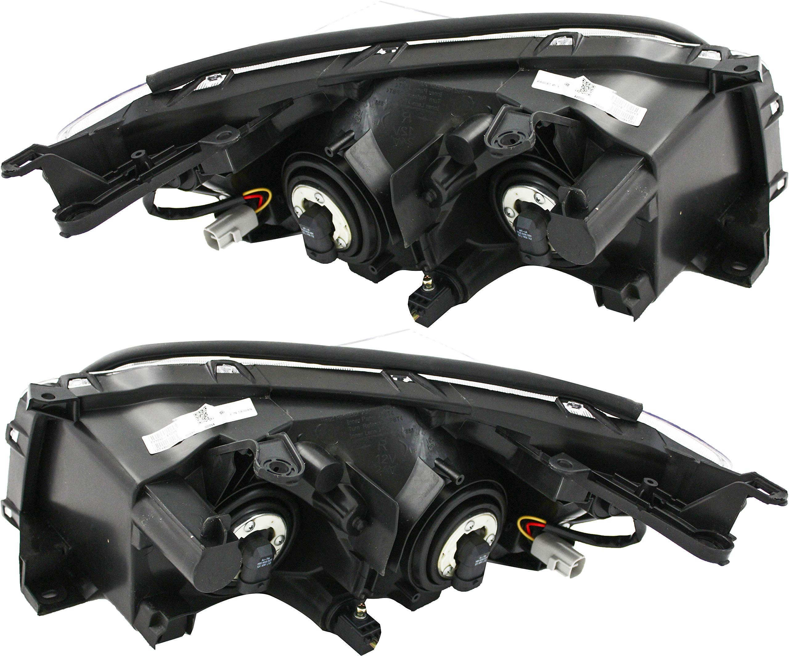 Toyota RAV4 Sport Headlights Lamps Set - Compatible with 2009-2012 Models (Japan Built) | Halogen Driver & Passenger Side | Perfect for Night Driving & Off-Road Adventures
