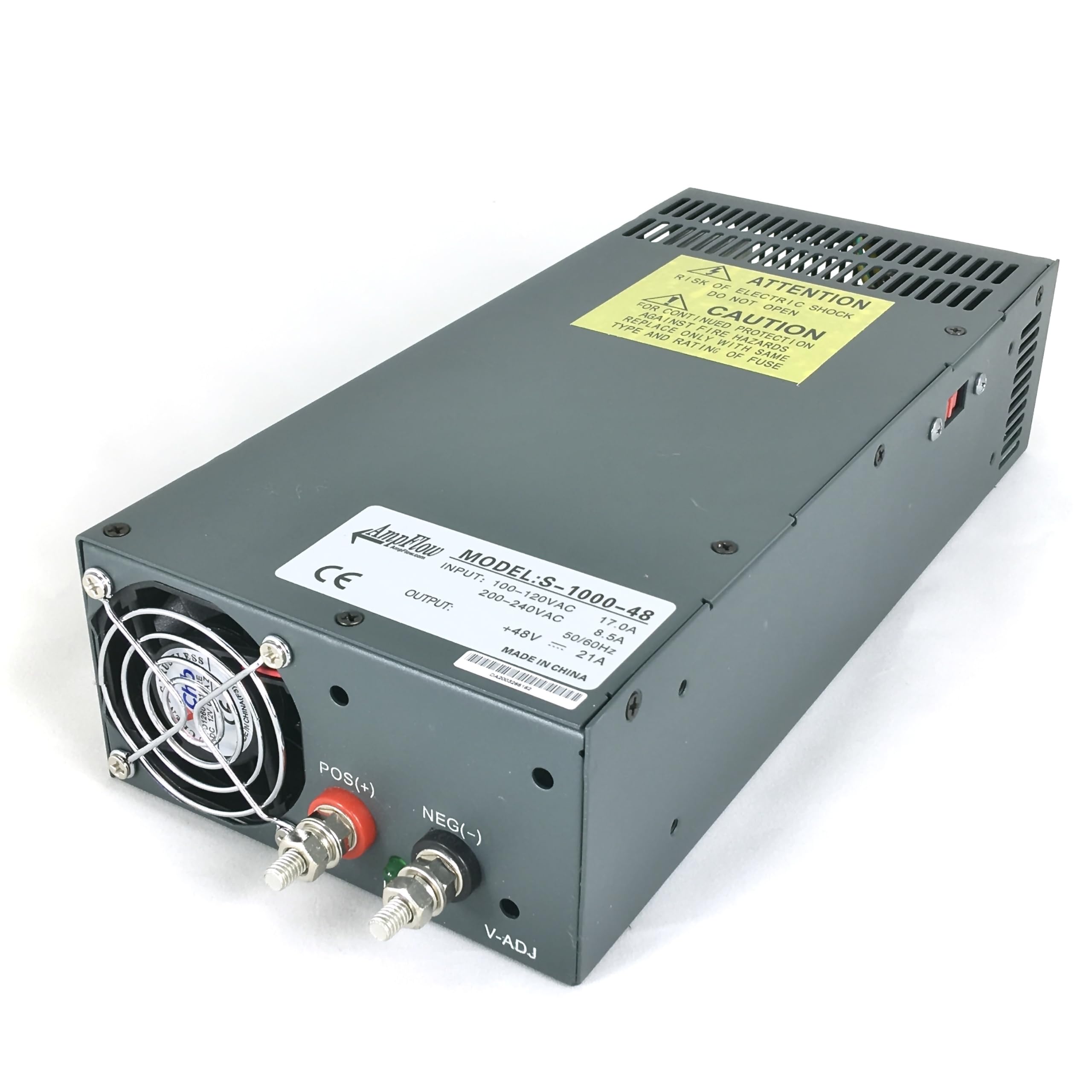 1000W 12V DC Power Supply - 80A High Current Output for Industrial Equipment, LED Lighting, and CCTV Systems