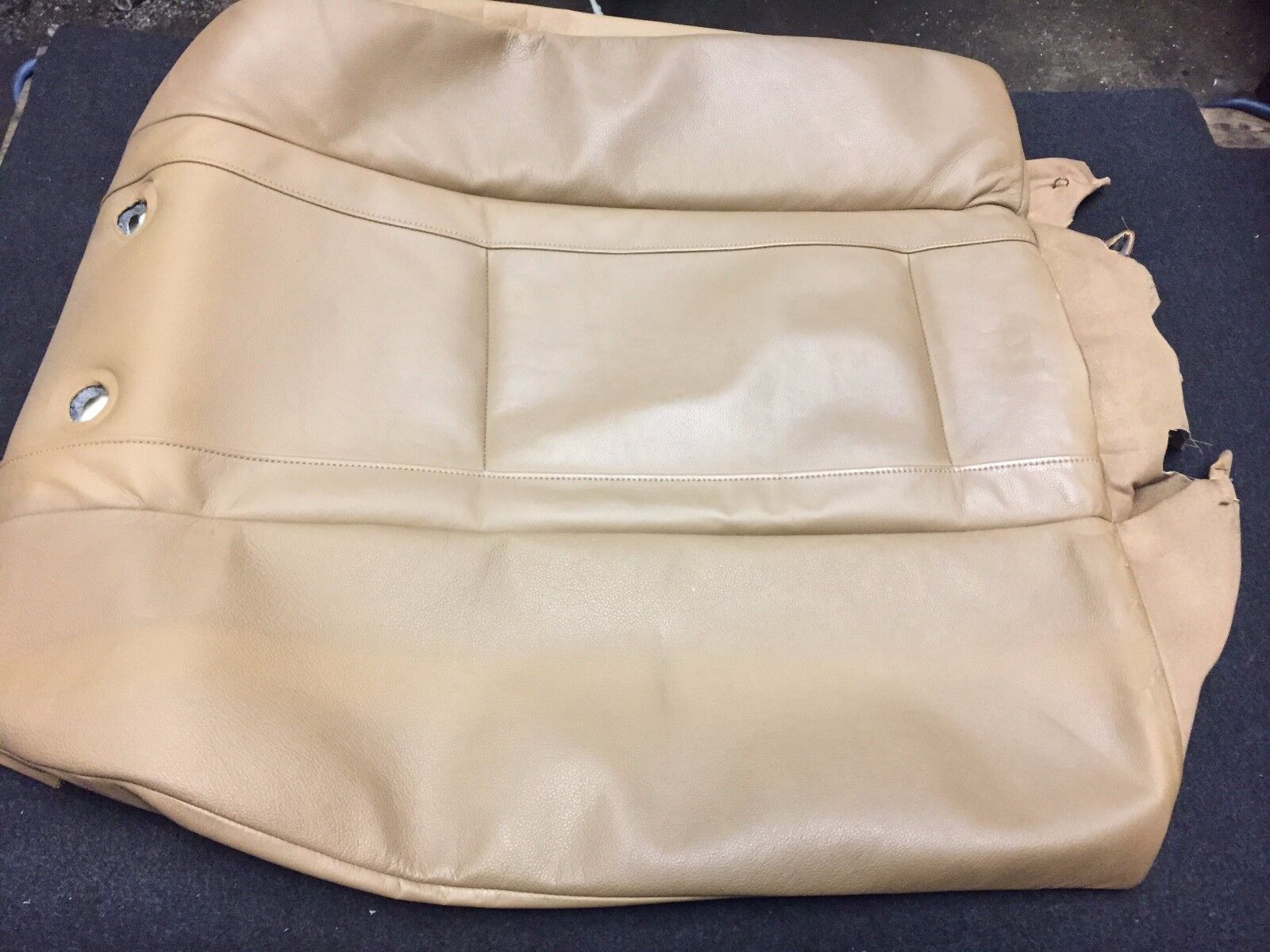2002 2003 2004 2005 BMW 745i E65 Genuine OEM Right Rear Upper Leather Seat - Perfect Replacement for Worn Car Seats & Luxury Interior Upgrades
