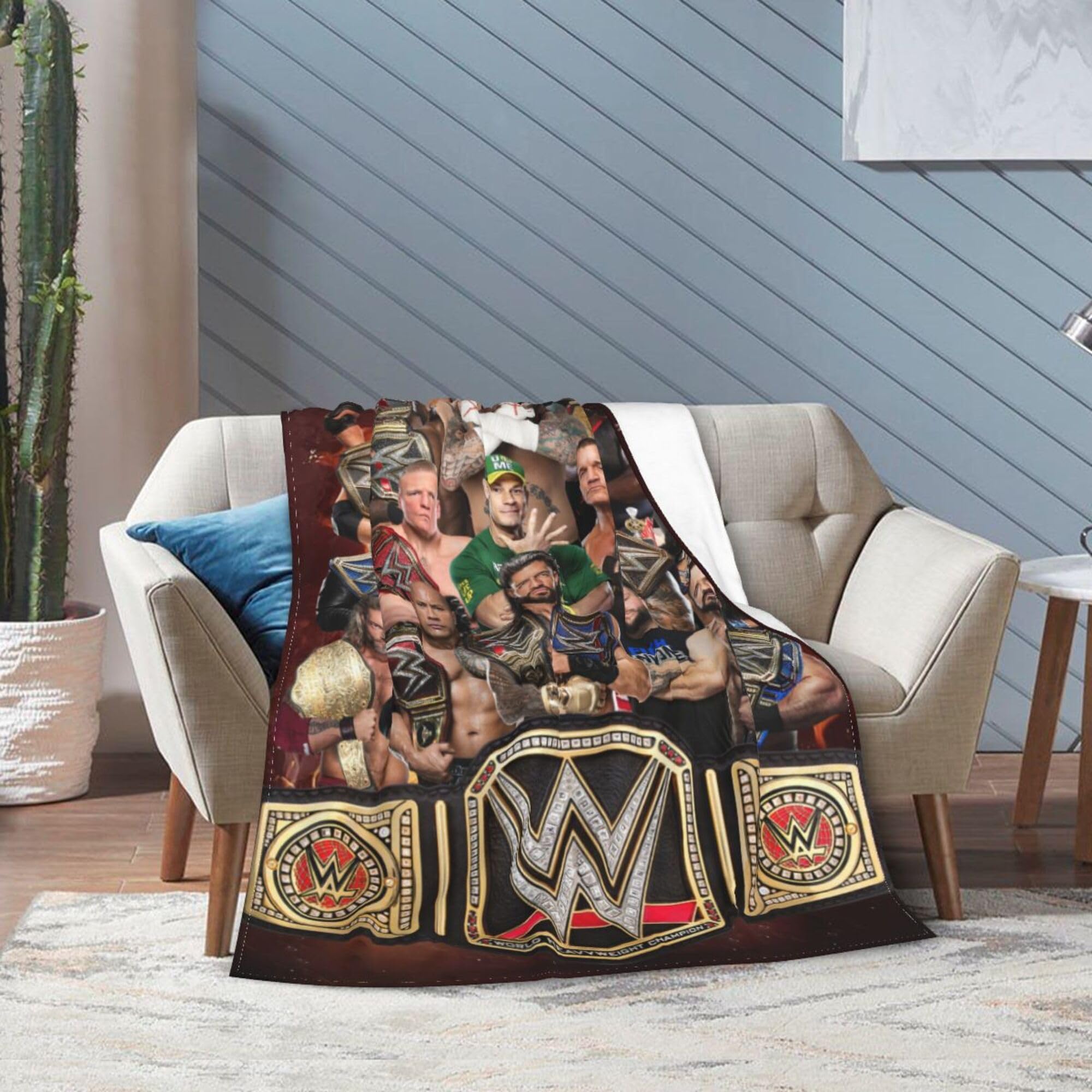Ultra Soft Fleece Photo Collage Throw Blanket - Plush Cozy Flannel Lightweight Blanket for Bed & Sofa (50