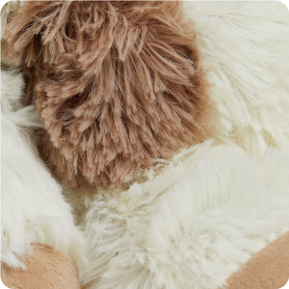 Weighted Heated Stuffed Animal Puppy - Warmies Plush Toy for Anxiety Relief & Comfort - Perfect for Kids, Adults & Pets - Cozy Gift for Cold Weather & Stress Relief