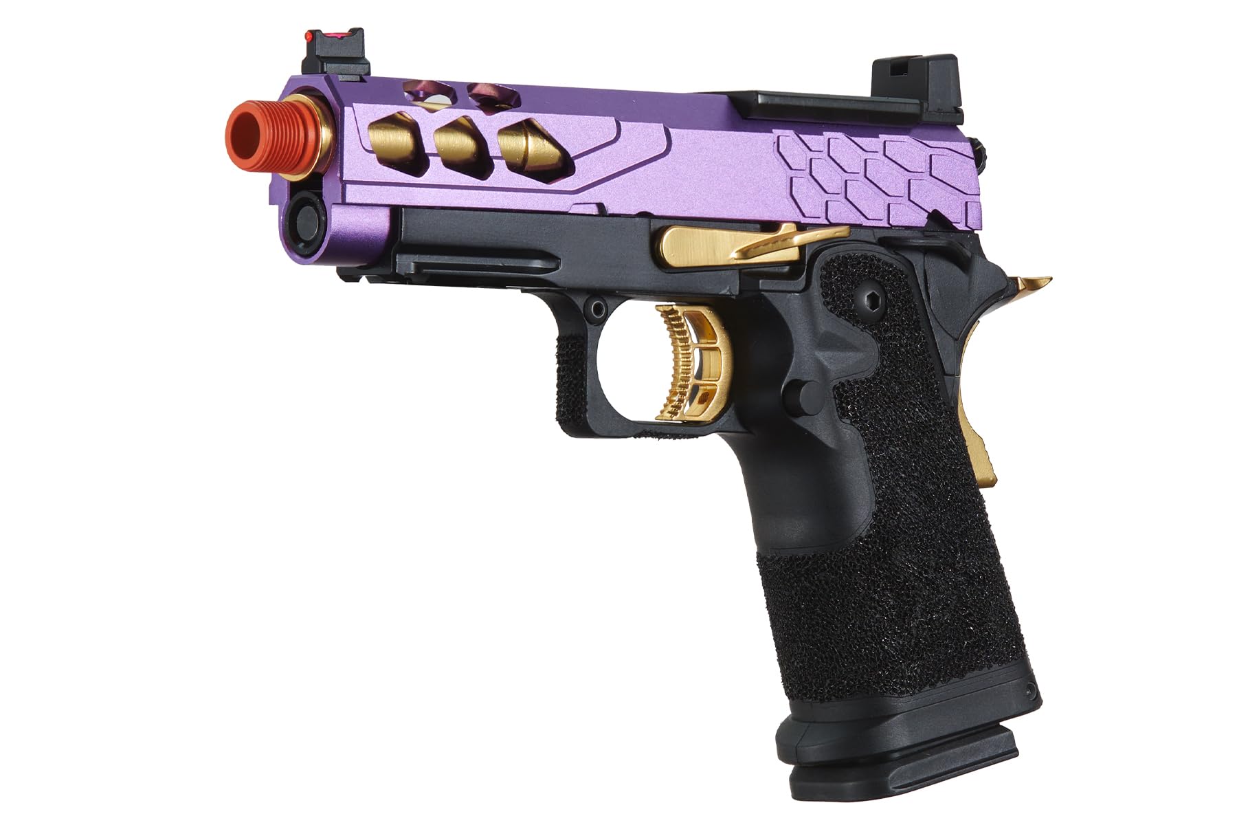 Lancer Tactical Airsoft Pistol STRYK Hi-Capa 5.1/4.3 Full Metal Gas Blowback GBB - 330 FPS - Realistic Training & Competitive Airsoft Matches