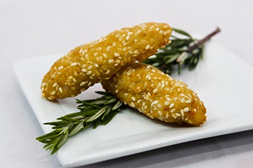 Wholesale Sesame Chicken Tenders - Gourmet Frozen Chicken Appetizers (8 Trays) - Perfect for Parties, Catering & Restaurant Bulk Orders