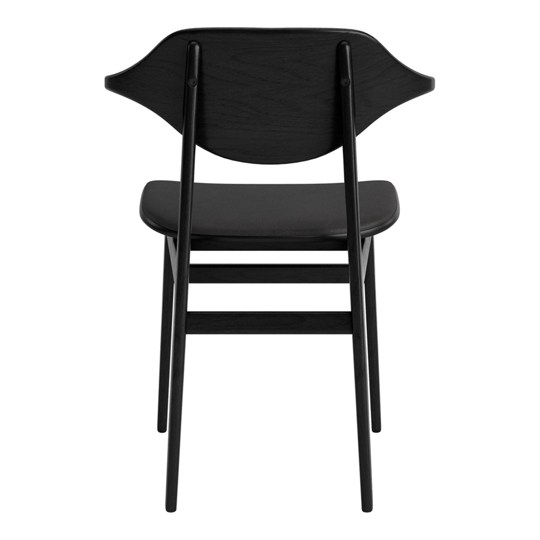 Bufala Dining Chair - Upholstered Seat for Kitchen, Dining Room & Office - Comfortable Modern Furniture for Home & Restaurant Use