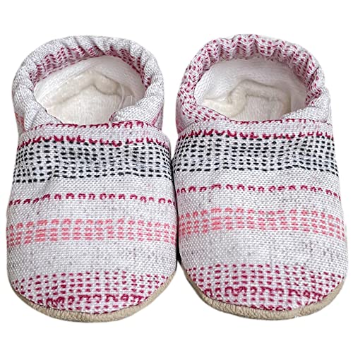 Clamfeet Organic Soft Sole Baby Shoes for First Walkers | Handmade Crib Shoes for Boys & Girls (6-12 Months) - Perfect for Indoor Play, First Steps & Special Occasions