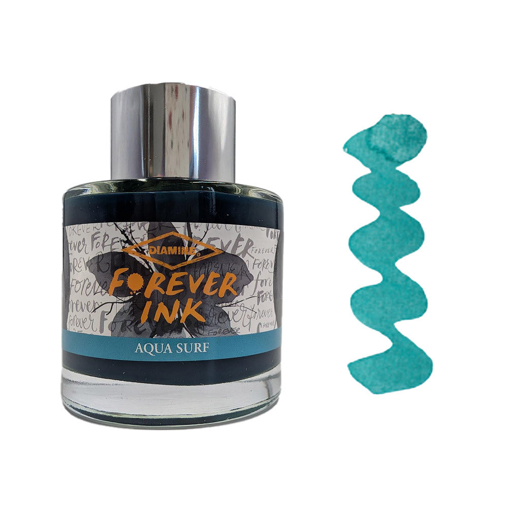 Diamine Forever Ink - Permanent Pigment Fountain Pen Ink, 50ml Bottle - Ideal for Calligraphy, Journaling & Professional Writing