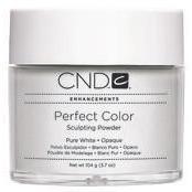 CND Perfect Color Powder - Pure White Opaque Nail Polish (3.7 oz) | Professional Salon-Grade Manicure & Pedicure for Long-Lasting Shine