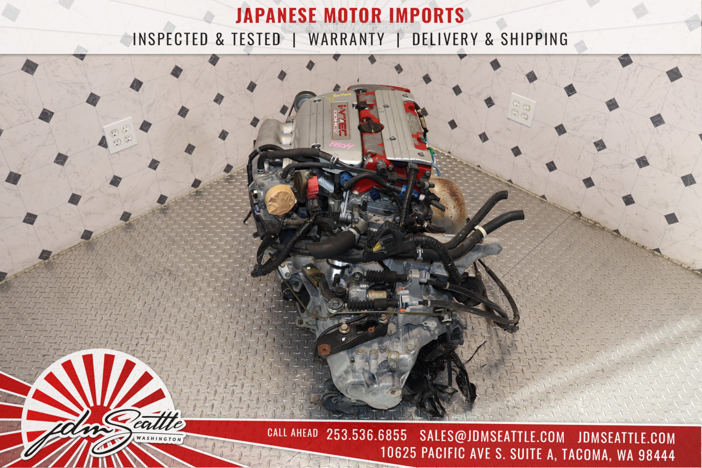 JDM K20A CL7 EURO R iVTEC 2.0L Engine with 6-Speed LSD Manual Transmission - High Performance Swap for Honda Civic, Integra, RSX | Racing & Street Tuning