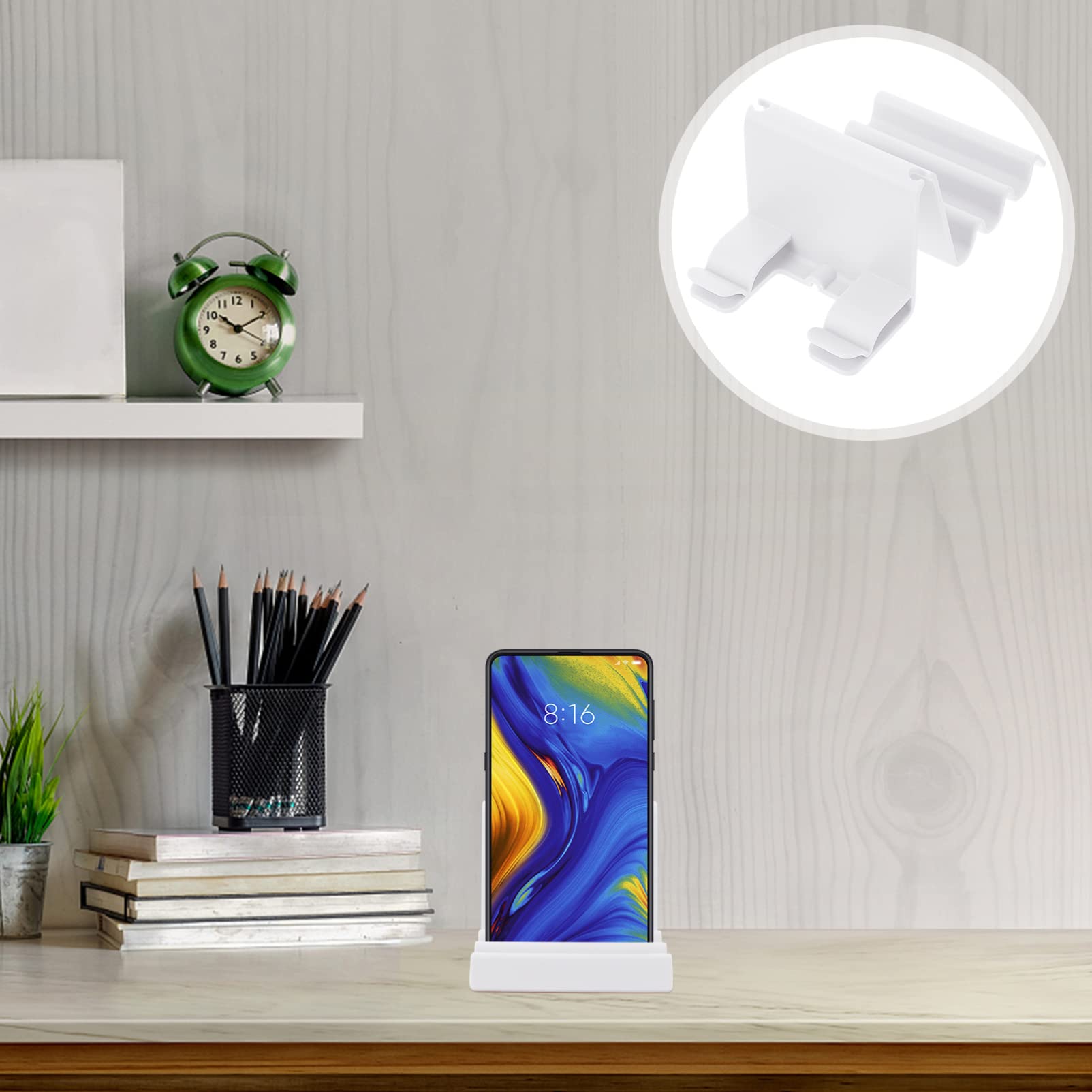 Portable Phone Stand for Dorm & Office - Adjustable Multi-Angle Tablet Holder with Sturdy ABS Construction - Perfect for Watching Videos, Video Calls & Hands-Free Reading