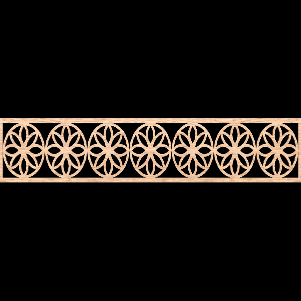 Blume Fretwork Moulding - Decorative Wood Trim for Home Interior Design | Perfect for Wall Paneling, Ceiling Accents & DIY Projects
