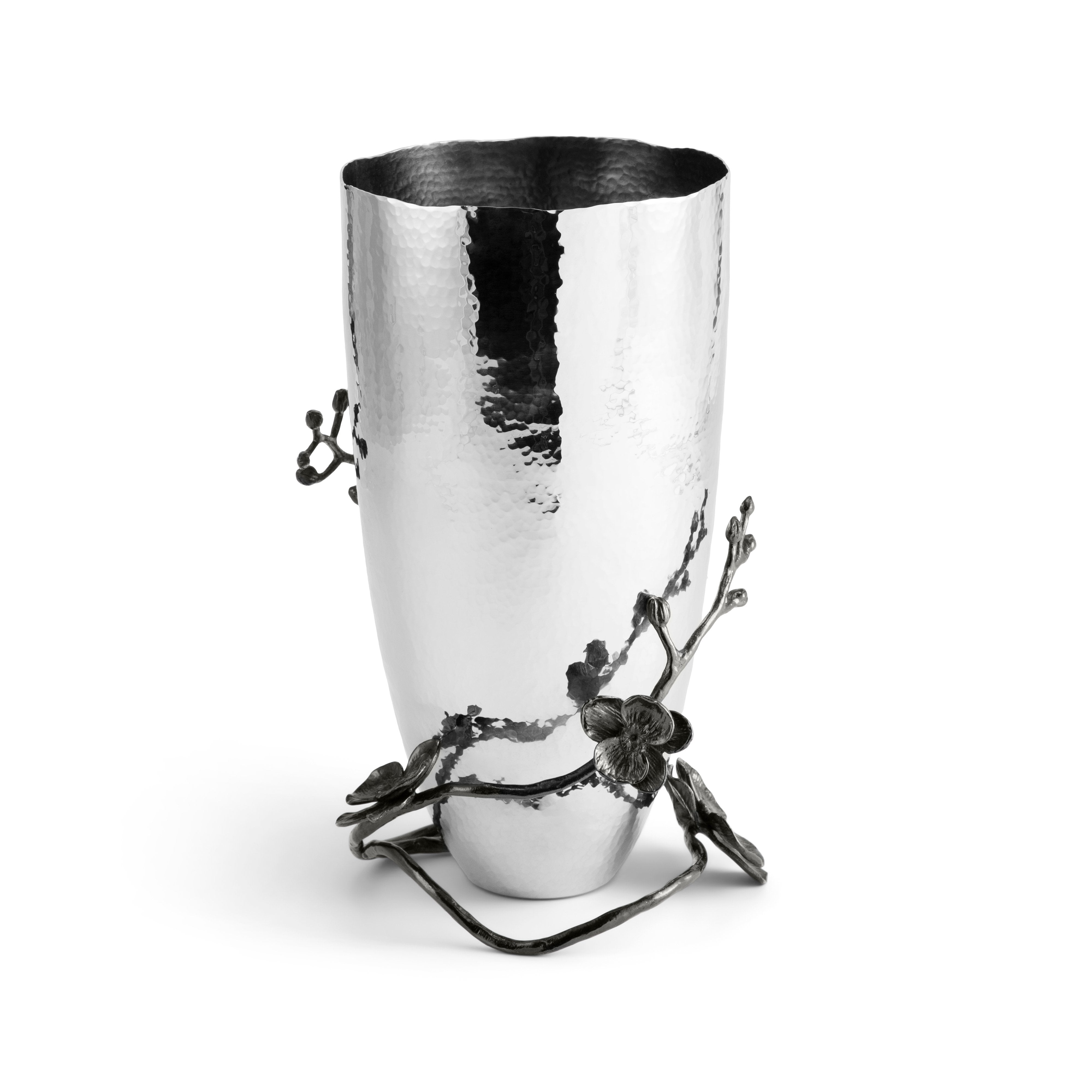 Elegant Black Orchid Vase - Modern Home Decor for Living Room, Office & Wedding Centerpieces