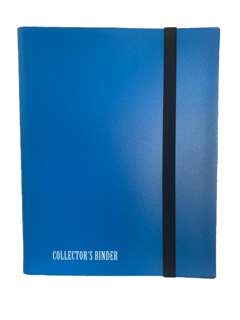 Premium 9-Pocket Collector's Binder - Blue Trading Card Album for Pokemon, MTG & Sports Cards - Perfect for Organizing, Storing & Displaying Your Valuable Card Collection