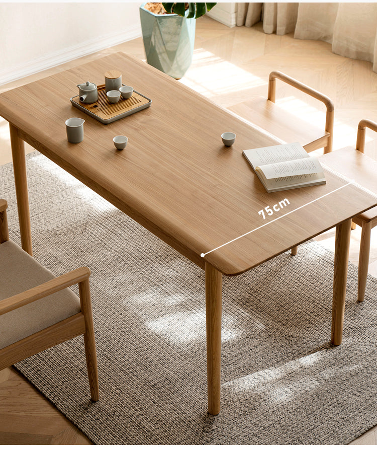 Premium Oak & Ash Solid Wood Tea Maker Set with Integrated Tea Table - Perfect for Home, Office & Zen Tea Ceremonies