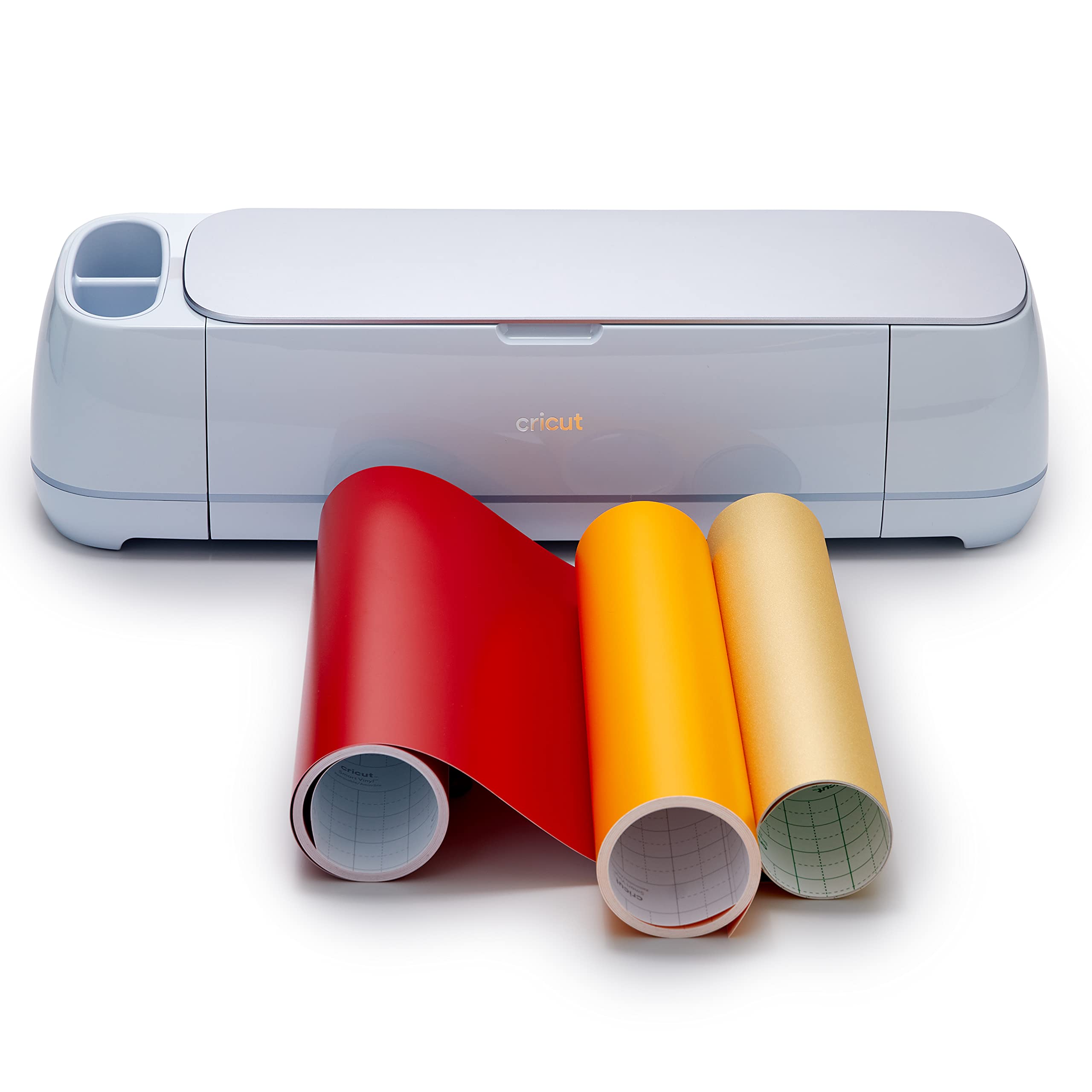 Cricut Maker 3 Smart Cutting Machine with Vinyl Starter Bundle - Matless Cutting for DIY Crafts, Home Decor, and Personalized Gifts