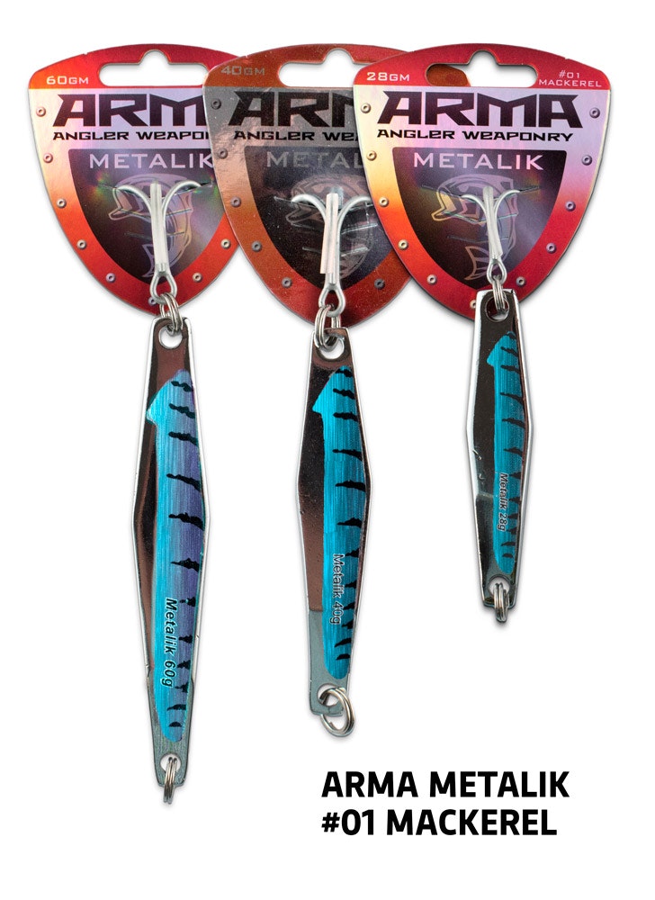 Arma Metalik Fishing Lure - Premium Metal Fishing Lures for Bass, Trout & Saltwater - Perfect for Freshwater & Ocean Fishing