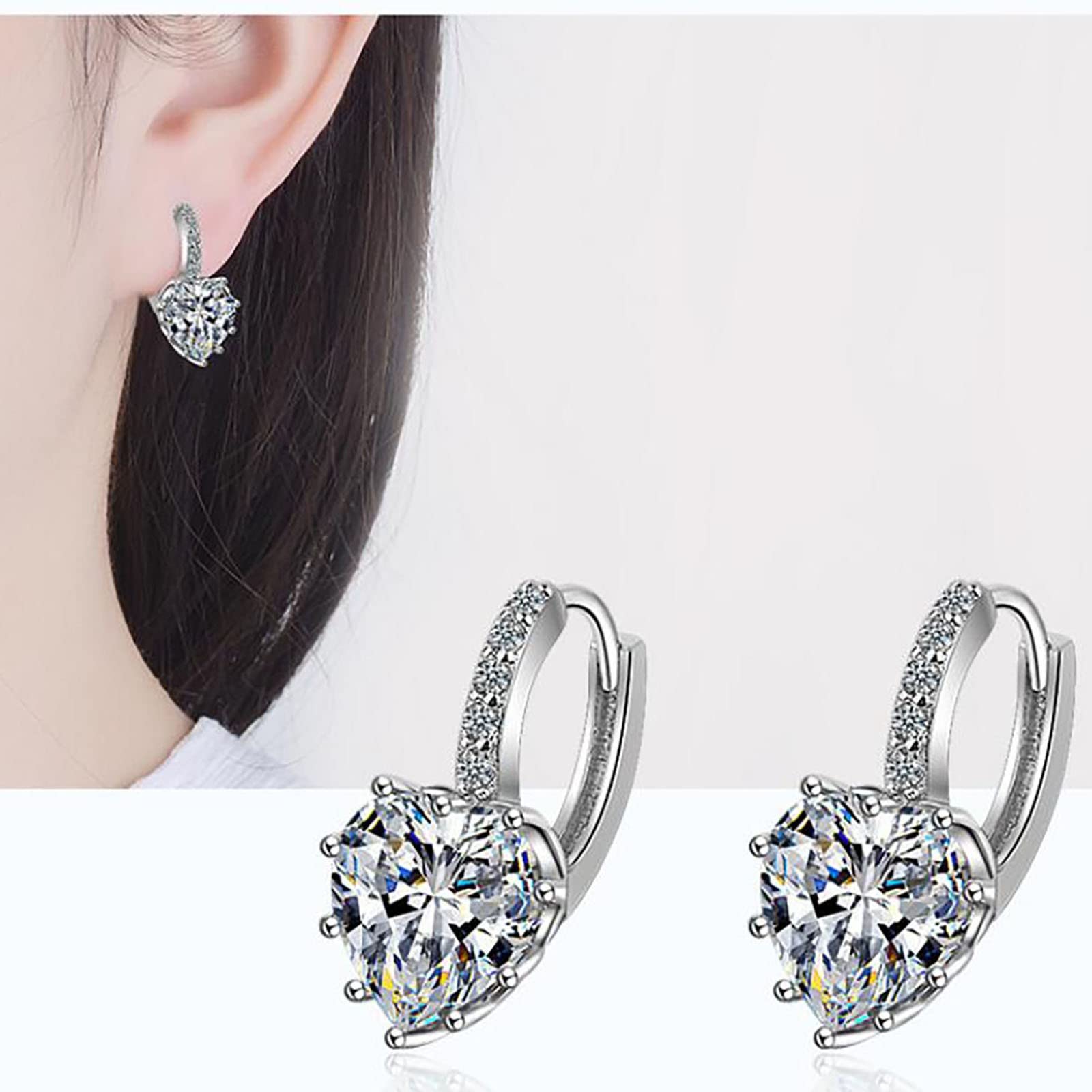 Trendy 2024 Women's Fashion Earrings - Retro Diamond Stud Earrings for Birthday Party & Jewelry Gifts | Perfect for Date Night, Office Wear & Special Occasions