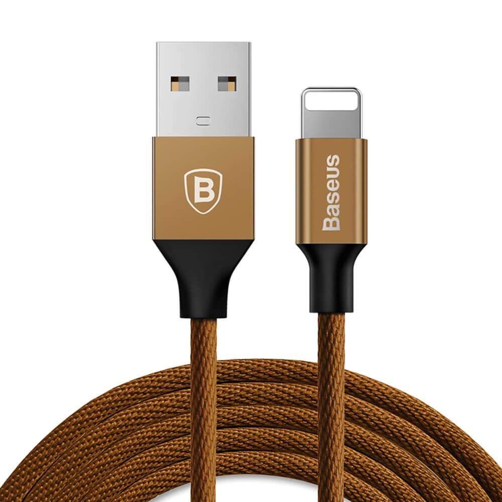 Baseus Yiven 10ft Lightning Cable for iPhone - Durable Fast Charging USB to Lightning Cable Compatible with iPhone 14/13/12/11/X/8/7/6 - Perfect for Home, Office, Car Charging & Travel