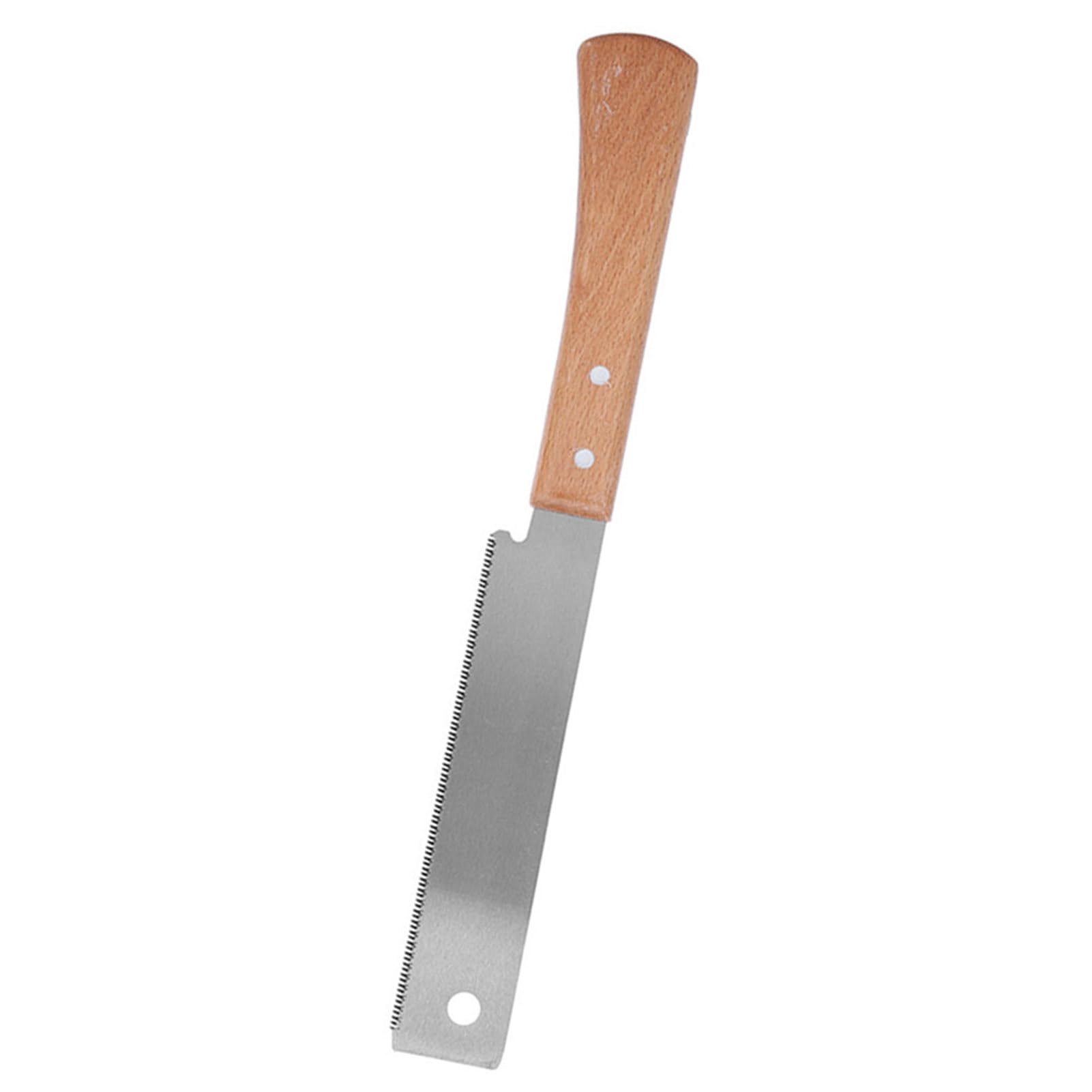 12 Inch Wooden Handle Hand Saw - Razor Teeth Flush Cutting Pull Saw for Woodworking, Trim, Door Jamb & Finish Cuts | Perfect for DIY Projects, Carpentry & Home Improvement