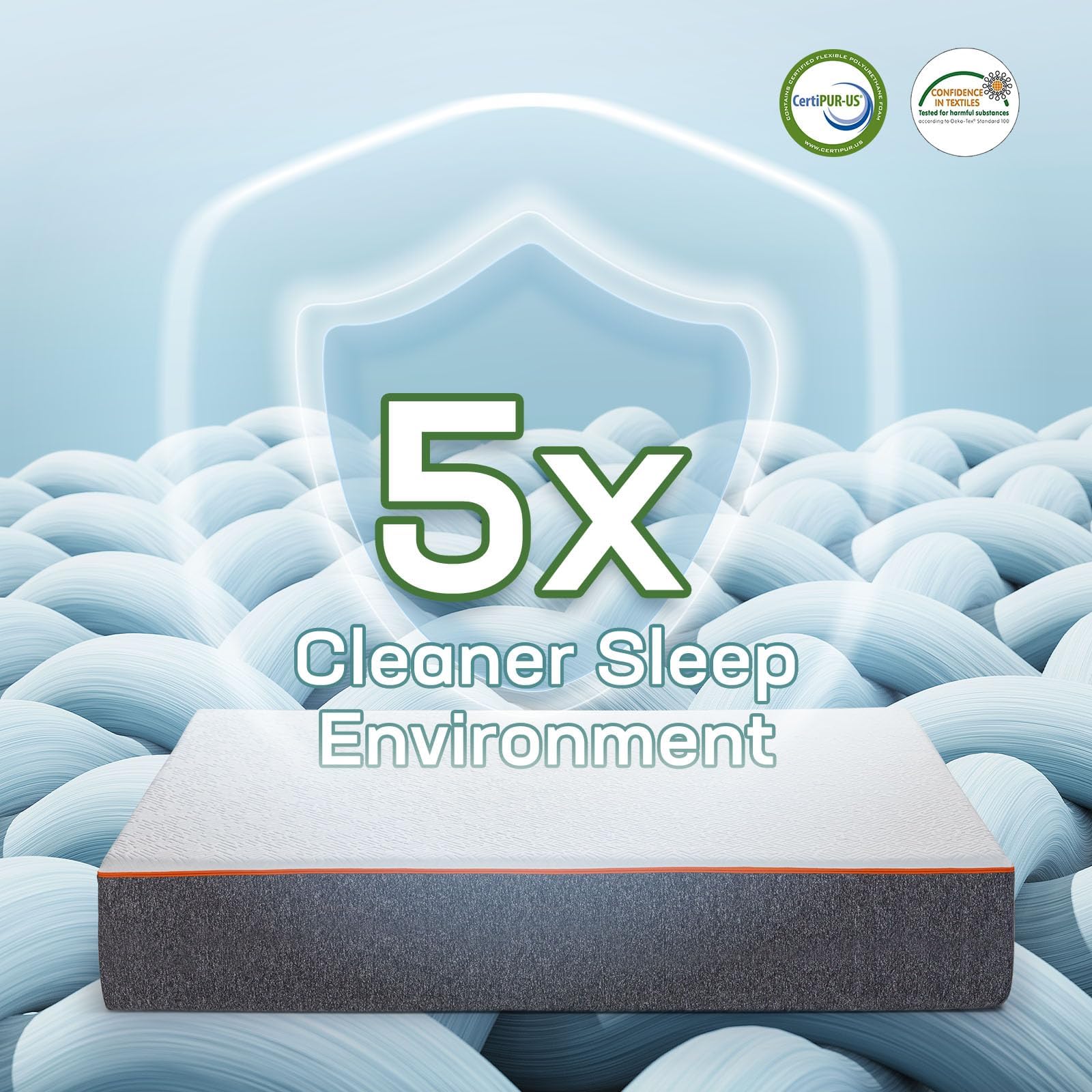 Marsail 6-inch Twin Gel Memory Foam Mattress - Medium Firm Mattress in a Box for Pressure Relief & Back Support - Breathable Cooling Bed Mattress with Removable Zippered Cover - Perfect for Guest Rooms, Dorms, and Small Spaces