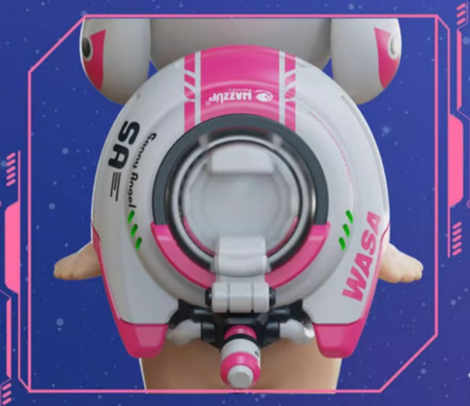 Sonny Angel x Wasa Limited Edition Space Rabbit Series Collectible Figure (Pink) - Cute Home Decor, Kawaii Gift for Anime Fans & Collectors - Perfect for Birthday, Christmas & Shelf Display