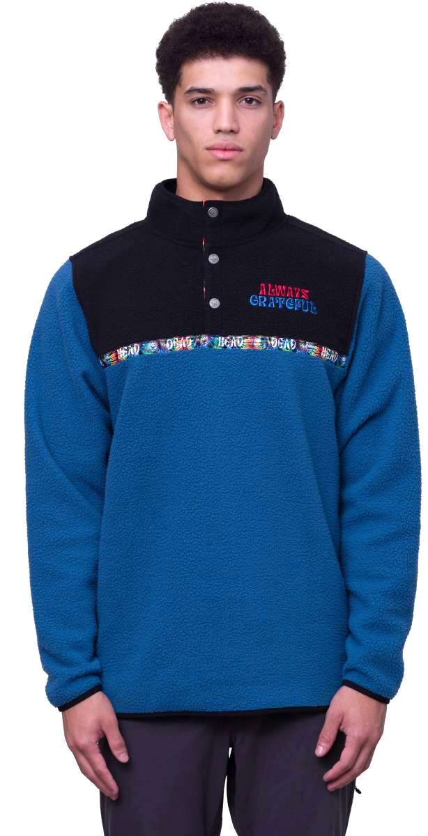 686 Tioga Fleece Pullover Jacket for Men - Warm Winter Fleece Hoodie with Zipper Pockets 2024 - Perfect for Hiking, Camping & Outdoor Activities