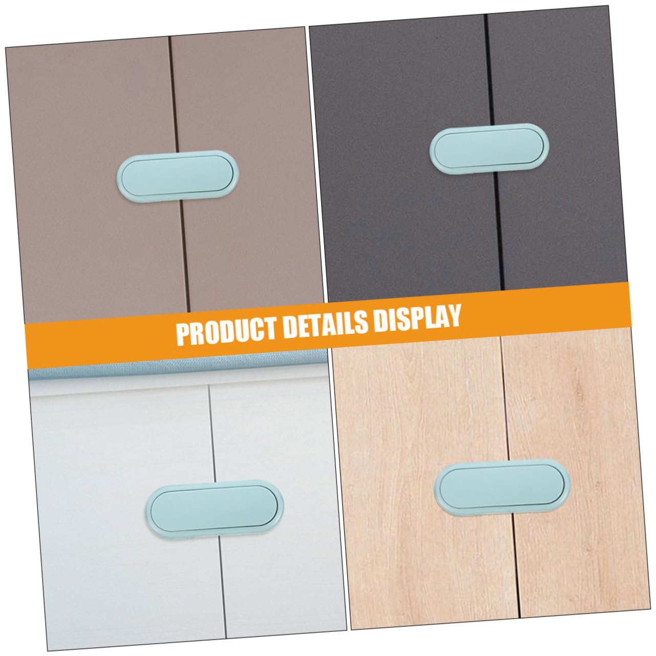 Totority 18-Piece Child Safety Cabinet Locks - ABS Plastic Baby Proofing Locks for Cabinets, Cupboards, Fridges & Drawers - Secure Your Home & Protect Kids from Hazards (Perfect for Kitchens, Bathrooms & Nursery Safety)